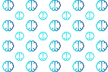 abstract brain pattern background vector image