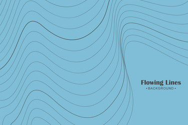 Elegant smooth wavy lines background Royalty Free Vector