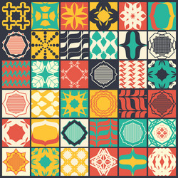 Set of Colorful Seamless Patterns vector image
