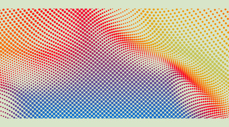 Dynamic Halftone Gradient Background vector image