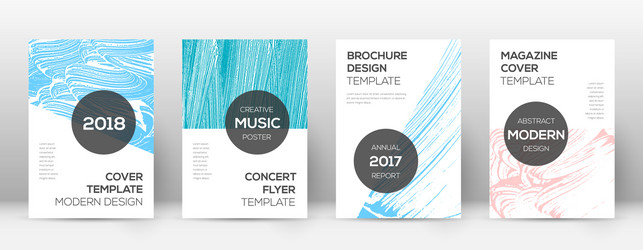 cover page design template modern brochure layout vector