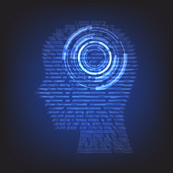 futuristic ai prompt machine learning concept vector image
