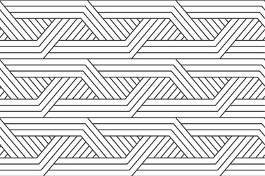 Geometric seamless pattern with linear vector