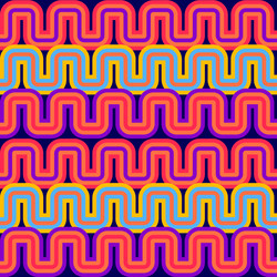 Retro Geometric Pattern vector image