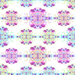 seamless pattern with colorful abstract shape vector image