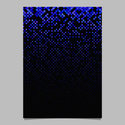 abstract diagonal square mosaic pattern brochure vector image