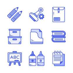 offering an array of meticulously crafted tools vector image