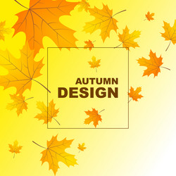 abstract autumn background vector