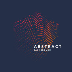 abstract background with a colored dynamic vector