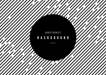 abstract black and white stripe line background vector image