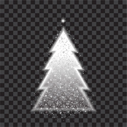 Template for new year or christmas project snow vector