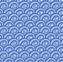 Seamless background with wavy pattern vector