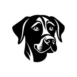 dog head logo design icon symbol Vector Image
