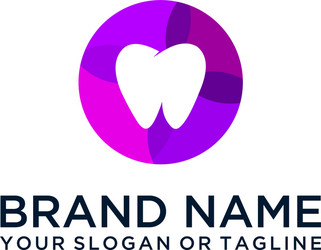 Dental logo design vector