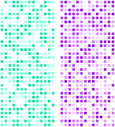 Squares technology banners vector