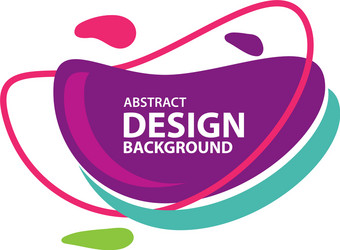 abstract shape background frame vector image