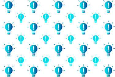 abstract bulb exclamation mark pattern background vector image