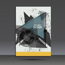 abstract dynamic geometric background vector image