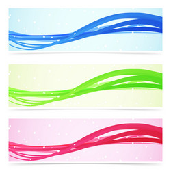 web speed line colorful banner collection vector image