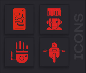 set robot algorithm and mechanical vector image