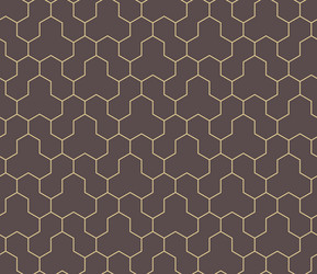 seamless abstract pattern with hexagonal vector image