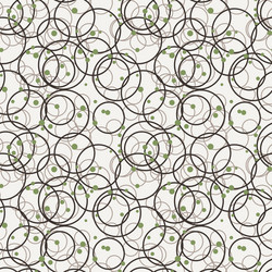 seamless pattern of randomly circles vector image