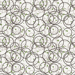 Seamless pattern of randomly circles vector