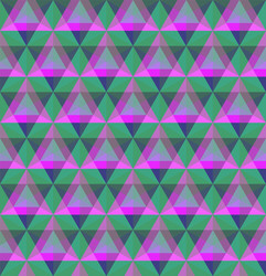 Triangular geometric seamless pattern vector