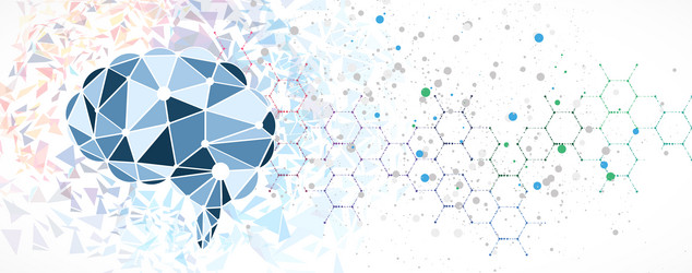 conceptual technology of artificial intelligence vector image