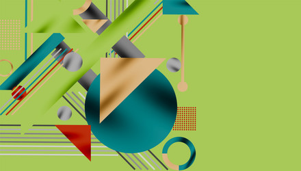 geometric background showcasing sharp lines vector image
