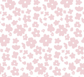 Tender seamless ditsy pattern romantic vector