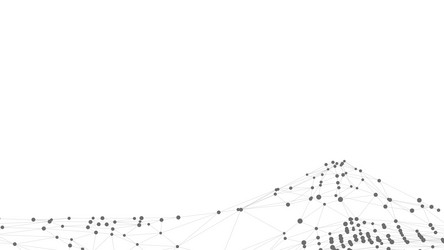 dots connected by lines abstract wave minimalist vector image