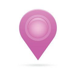 purple map pointer icon marker gps location flag vector