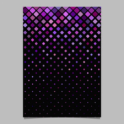 abstract diagonal square pattern background flyer vector image