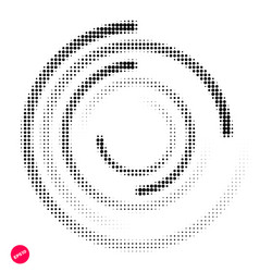 Halftone Dots Abstract Pattern vector image