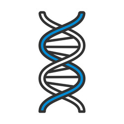 Dna icon vector