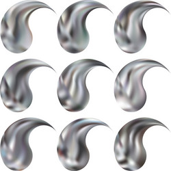 chromatic background in form a shape vector image