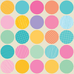 circles pattern design elements vector image