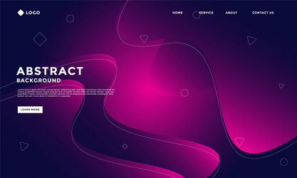 liquid gradient shapes composition background vector image