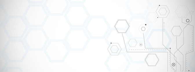 Technology and Science Network Background vector image