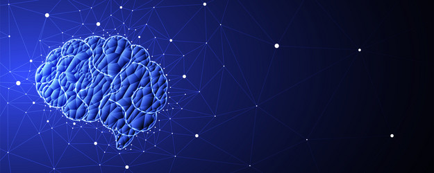 conceptual technology of artificial intelligence vector image