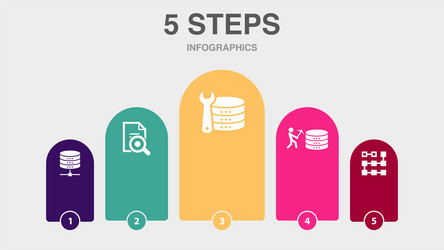 database data analysis engineering vector image