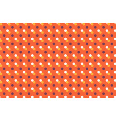 seamless pattern with multicolored dots isolated vector image