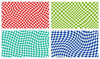 groovy retro pattern background in psychedelic vector image