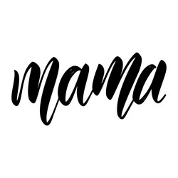 Happy mothers day greeting with hand lettering Vector Image