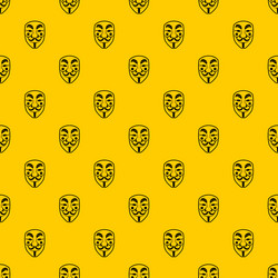 Vendetta mask pattern vector