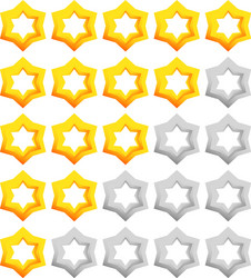 star rating element value estimination user vector image