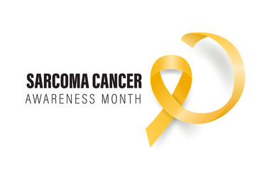 sarcoma bone cancer banner card placard Vector Image