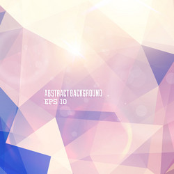 Abstract triangular background vector