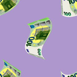 seamless pattern 3d distorted front side 100 vector image